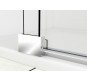 Душевая дверь Vincea Extra 120 VDP-1E1112CGB профиль Черный стекло тонированное