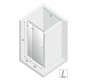 Душевая дверь New Trendy Avexa Black 90 L EXK-1548 профиль Черный стекло прозрачное