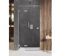 Душевая дверь New Trendy Avexa Chrome 90 L EXK-1443 профиль Хром стекло прозрачное