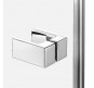 Душевая дверь New Trendy Avexa Chrome 90 L EXK-1443 профиль Хром стекло прозрачное