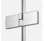 Душевая дверь New Trendy Avexa Chrome 90 L EXK-1443 профиль Хром стекло прозрачное