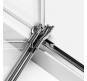 Душевая дверь New Trendy Avexa Chrome 90 L EXK-1443 профиль Хром стекло прозрачное