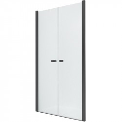 Душевая дверь New Trendy New Soleo Black 170 D-0250A профиль Черный стекло прозрачное