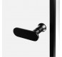 Душевая дверь New Trendy New Soleo Black 170 D-0250A профиль Черный стекло прозрачное