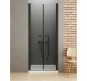 Душевая дверь New Trendy New Soleo Black 90 D-0215A профиль Черный стекло прозрачное