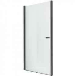 Душевая дверь New Trendy New Soleo Black 90 D-0211A профиль Черный стекло прозрачное