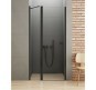 Душевая дверь New Trendy New Soleo Black 90 D-0241A профиль Черный стекло прозрачное