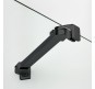 Душевая дверь New Trendy New Soleo Black 90 D-0241A профиль Черный стекло прозрачное