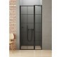 Душевая дверь New Trendy New Soleo Black 90 R D-0293A профиль Черный стекло прозрачное