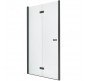 Душевая дверь New Trendy New Soleo Black 90 L D-0223A профиль Черный стекло прозрачное