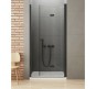 Душевая дверь New Trendy New Soleo Black 90 R D-0224A профиль Черный стекло прозрачное