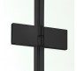 Душевая дверь New Trendy New Soleo Black 90 R D-0224A профиль Черный стекло прозрачное