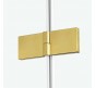 Душевая дверь New Trendy Avexa Gold 100 L EXK-1718 профиль Брашированное золото стекло прозрачное