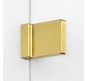 Душевая дверь New Trendy Avexa Gold 80 R EXK-1715 профиль Брашированное золото стекло прозрачное