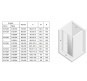 Душевая дверь New Trendy New Soleo Chrome 90 D-0125A профиль Хром стекло прозрачное