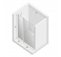 Душевая дверь New Trendy New Soleo Chrome 90 D-0155A профиль Хром стекло прозрачное