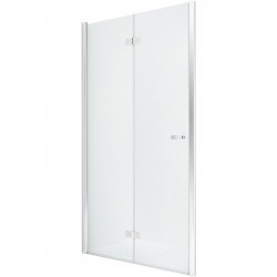 Душевая дверь New Trendy New Soleo Chrome 90 L D-0133A профиль Хром стекло прозрачное