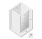 Душевая дверь New Trendy New Soleo Chrome 90 R D-0134A профиль Хром стекло прозрачное