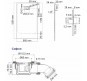 Душевой поддон из стеклопластика WasserKRAFT Elbe 120x80 74T06 Черный матовый