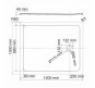Душевой поддон из искусственного камня WasserKRAFT Rhin 120x100 44T10 Белый матовый