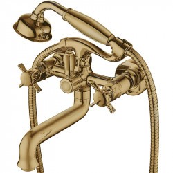 Смеситель для ванны Kaiser Cross 41022-1 бронза