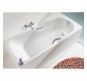 Стальная ванна Kaldewei Saniform Plus Star 336 170х75 133600013001 с покрытием Easy-clean с отверстиями под ручки