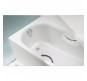 Стальная ванна Kaldewei Saniform Plus Star 336 170х75 133600013001 с покрытием Easy-clean с отверстиями под ручки