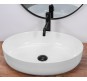 Умывальник Rea Queen White U1223 55x41,5 белый