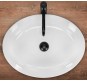 Умывальник Rea Queen White U1223 55x41,5 белый