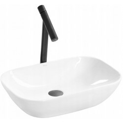 Умывальник Rea Celia Slim 50x33,5 белый