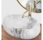 Умывальник Rea Linda Granit 48x33 серый