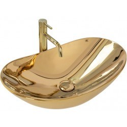 Умывальник Rea Royal Gold 60,5x36 золото