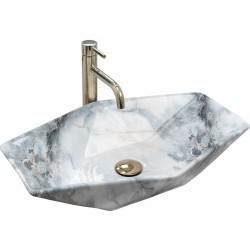Умывальник накладной Rea Vegas Granit Shiny 57x37 гранит
