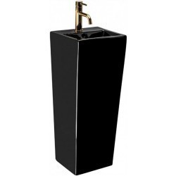 Умывальник напольный Rea Kamila Black 33x33 черный