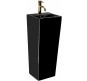 Умывальник напольный Rea Kamila Black 33x33 черный