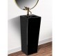 Умывальник напольный Rea Kamila Black 33x33 черный