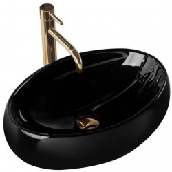 Умывальник Rea Linda Black REA-U8523 черный