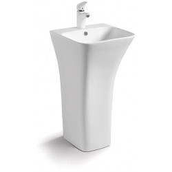 Умывальник напольный Rea Ada Slim 45,6x44,5 белый