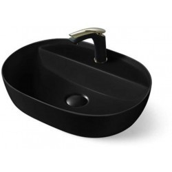 Умывальник накладной Vincea VBS-121MB 50x38 черный матовый