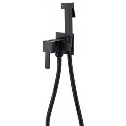 Смеситель встраиваемый с гигиеническим душем Vivi Felice 3515 NERO OPACO черный матовый