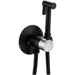 Смеситель для биде с гигиеническим душем Vivi Felice 4515 CROMO-NERO OPACO черный/хром
