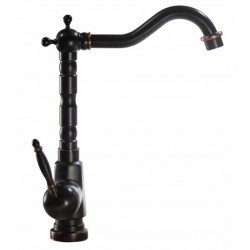 Смеситель для умывальника Rea Bona Old Black REA-B0183 черный