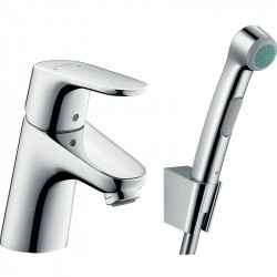 Смеситель для умывальника Hansgrohe Focus E2 31926000 с гигиеническим душем, хром