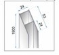 Душевая дверь Rea Fold Modul 110 K7438