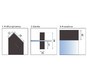 Душевая дверь Rea Solar Black 140 K6359