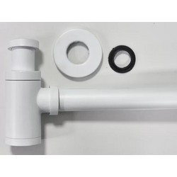 Сифон для умывальника CeramaLux белый матовый MWBC-036