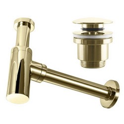 Сифон с донным клапаном Calani klik klak Gold CAL-A0001
