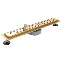 Лоток для душа Rea Greek PRO mirror Gold 70 G8028