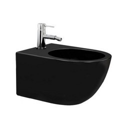 Биде подвесное Rea Carlo Mini Black matt C9901