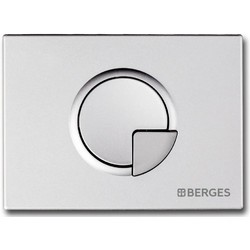 Клавиша смыва Berges Novum R2 матовый хром 040022
